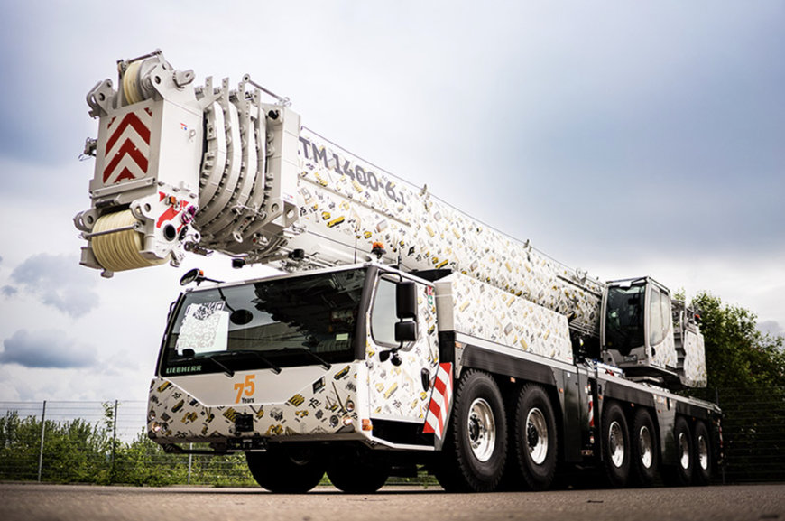 Liebherr presenta la LTM 1400-6.1, la grúa de 6 ejes más potente del mundo